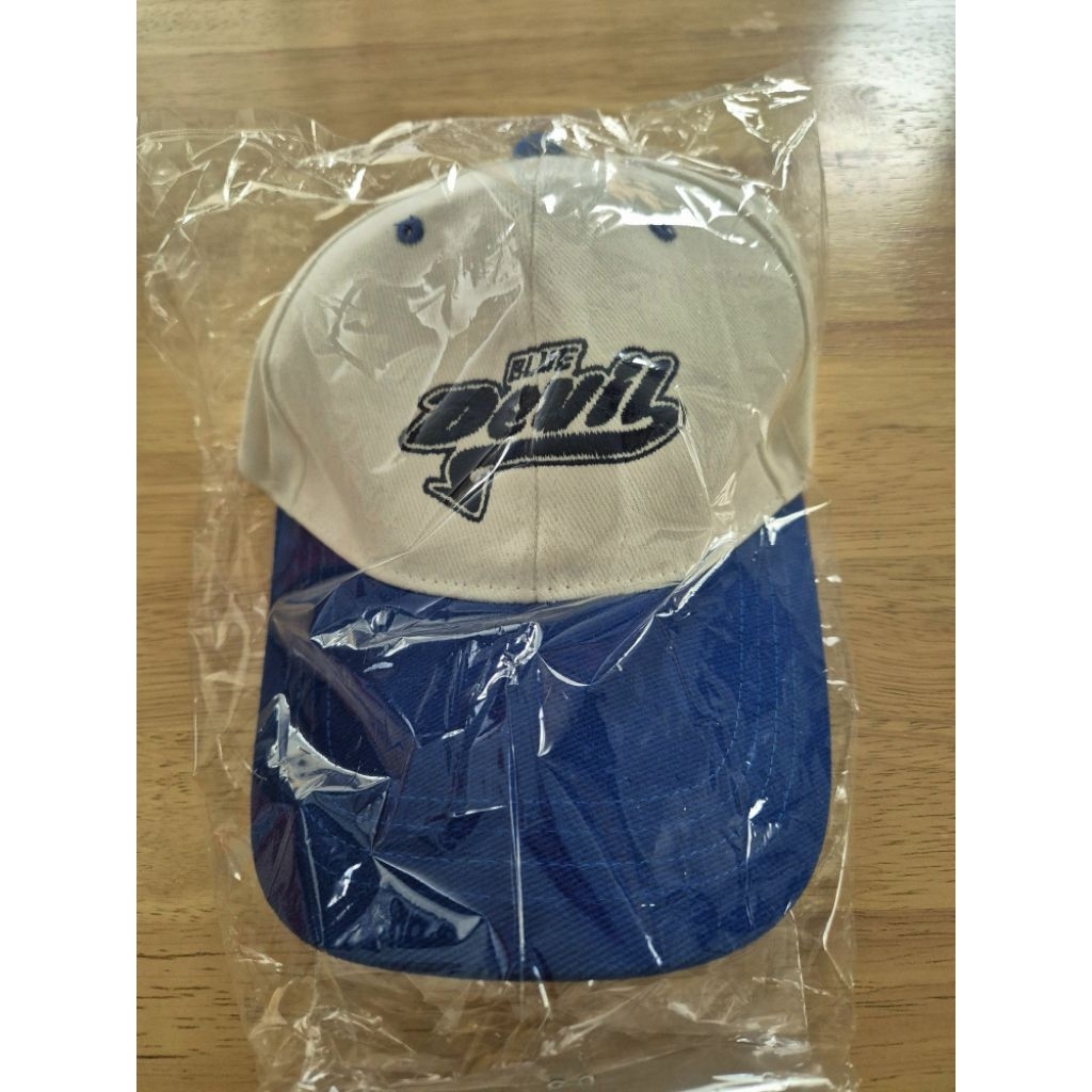 หมวกงาน olympop ทีม blue devil กีฬาสี t-pop