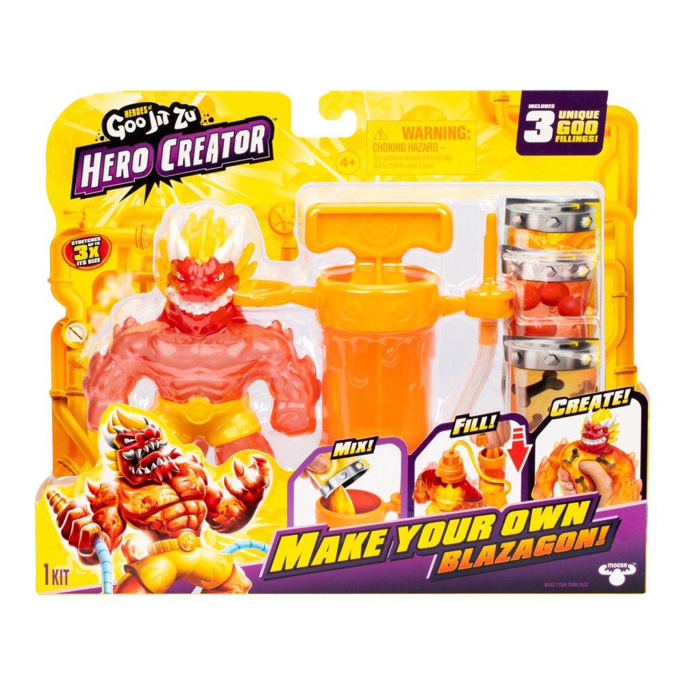 HEROS GOO JIT ZU HERO CREATOR MAKE YOUR OWN PK BLAZAGON ของเล่น
