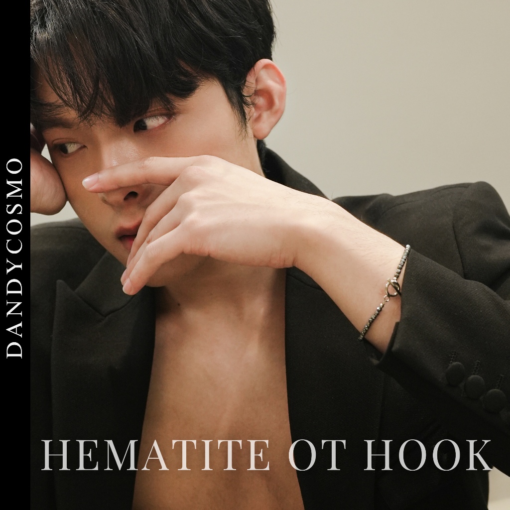 DANDY COSMO | กำไลหิน Hematite OT Hook ผู้ชาย 3MM Special Design