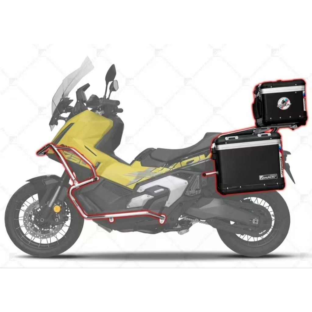 ทรงมลZingPro Honda XADV750 2021-2025  ปิ๊บGSADV ปิ๊บข้างXADV750 กล่องข้างXADV750 ปิ๊บXADV750 ปิ๊บหลั