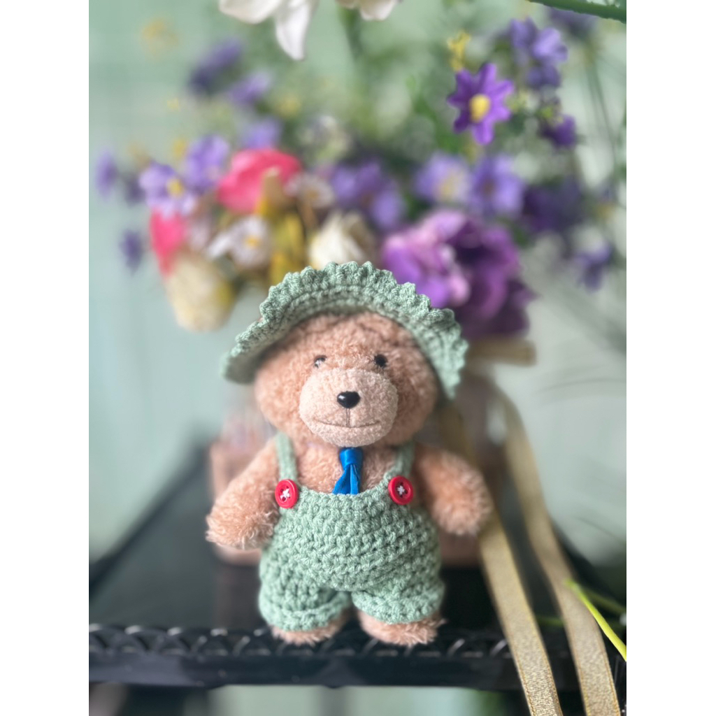 ชุดถักหมี ted 2 พร้อมหมวก