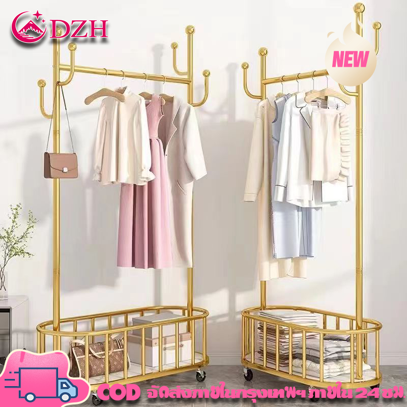 💥ถูกที่สุด💥  ราวผ้า ที่แขวนกระเป๋า ราวแขวนกระเป๋า ที่แขวนหมวก ราวแขวนเสื้อผ้า หมุนได้และทนทาน สวยงามและเรียบ