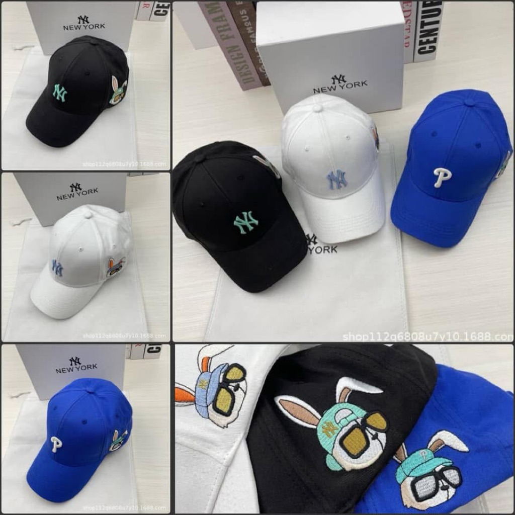 หมวกแก๊ป หมวกทรงเบสบอล M•B•L NEW YORK งานปัก 1:1 [No Box]