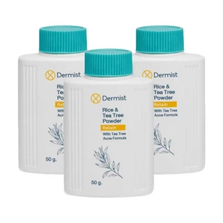 (1 ขวด) Dermist (สีเขียว)- เดอร์มิสท์ แป้งโรยตัว ผิวกายและใบหน้า (25 g./50 g.)