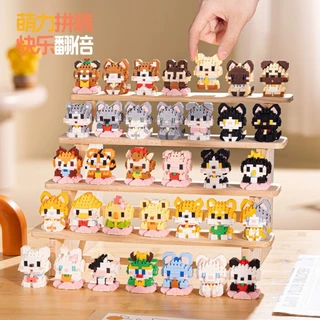 🧸✨ ของเล่นเสริมการเรียนรู้แบบบล็อกนาโนอนุภาคขนาดเล็กตัวต่อสัตว์จิ๋วสุดคิวท์ 34 รูปแบบรวมความน่ารักไว้ในมือคุณ