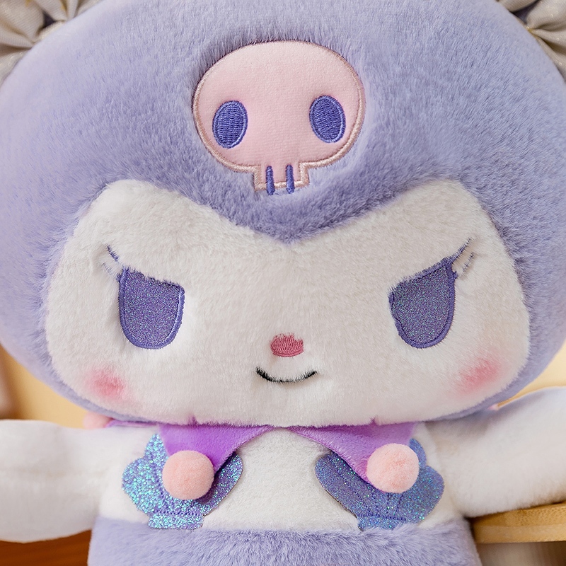 Sanrio หมอนตุ๊กตานุ่ม รูปการ์ตูนเมโลดี้ คุโรมิ Kuromi นางเงือกน่ารัก ของขวัญวันเกิด สําหรับผู้หญิง - รูปที่ 6