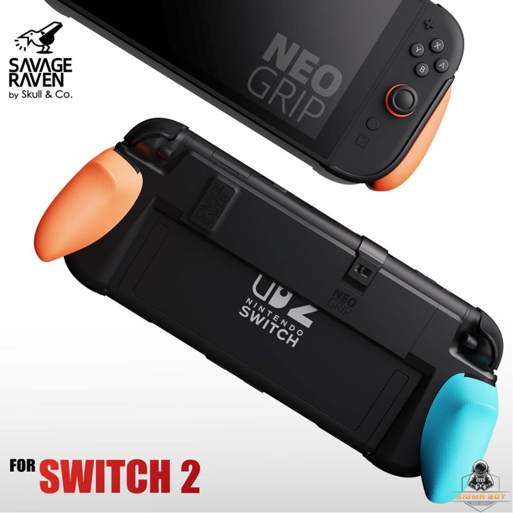 Savage Raven by Skull & Co.NeoGrip: An Ergonomic Grip for Nintendo Switch 2 (รุ่นปี 2025)