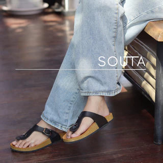 Hashi - Souta🍜 รองเท้าวินเทจ สไตล์ไบเก้น รุ่นคีบ 🕶 >> minimal >> ไซส์ 35-45 ลด1ไซส์*