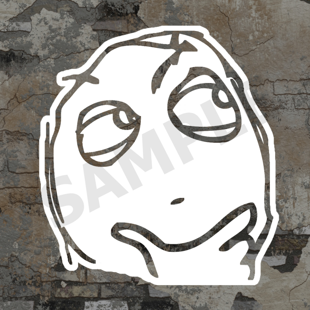 9Gag Meme สติ๊กเกอร์ 2 แผ่น สติกเกอร์ติดรถยนต์ สติกเกอร์ ตลก กวน