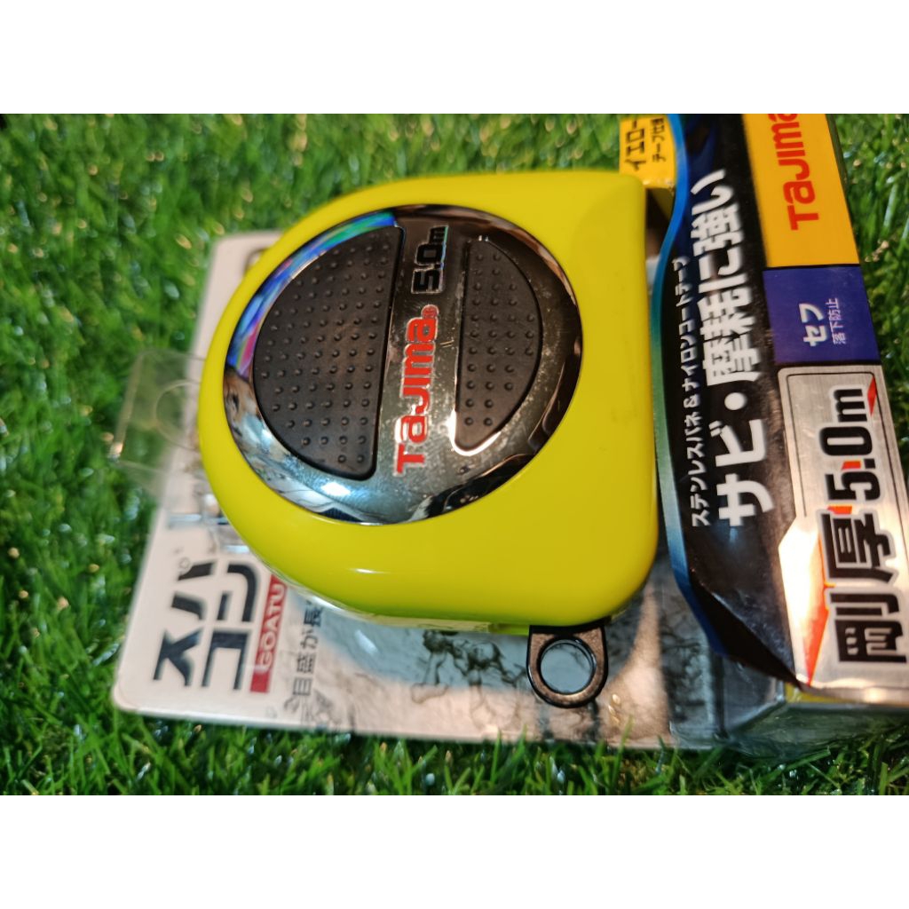 ตลับเมตร tajima 5.0m  19 mm   สีเหลืง