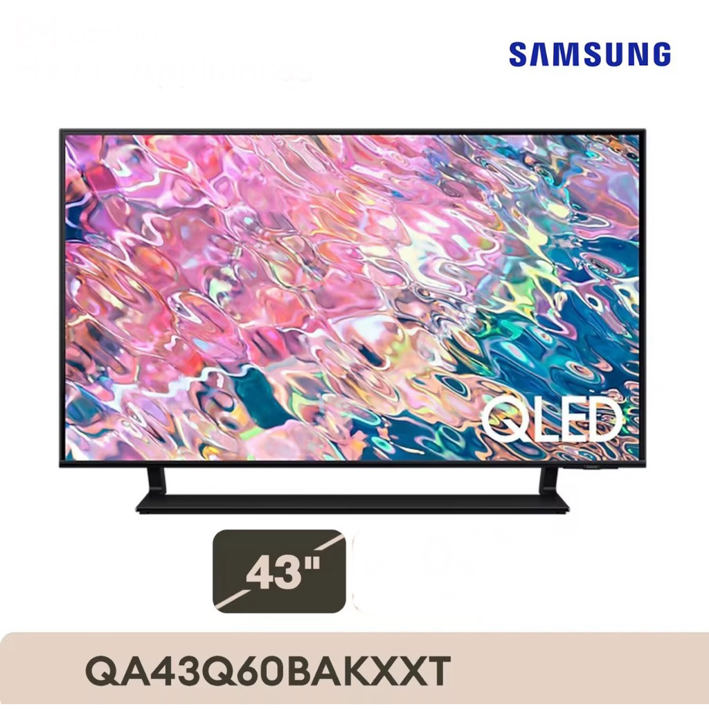 SAMSUNG QLED TV 4K SMART TV 43 นิ้ว 43Q60B รุ่น QA43Q60BAKXXT
