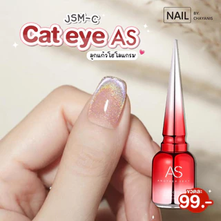 สีเจลลูกแก้ว Cat Eye Hologram AS nailful ***JSM-C**