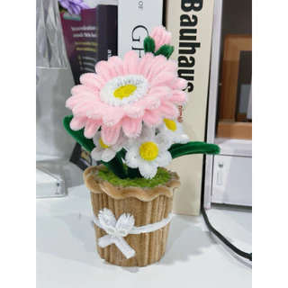 กระถางดอกไม้ลวดกำมะหยี่DIY🌻ทักแชทสอบถามได้นะคะ