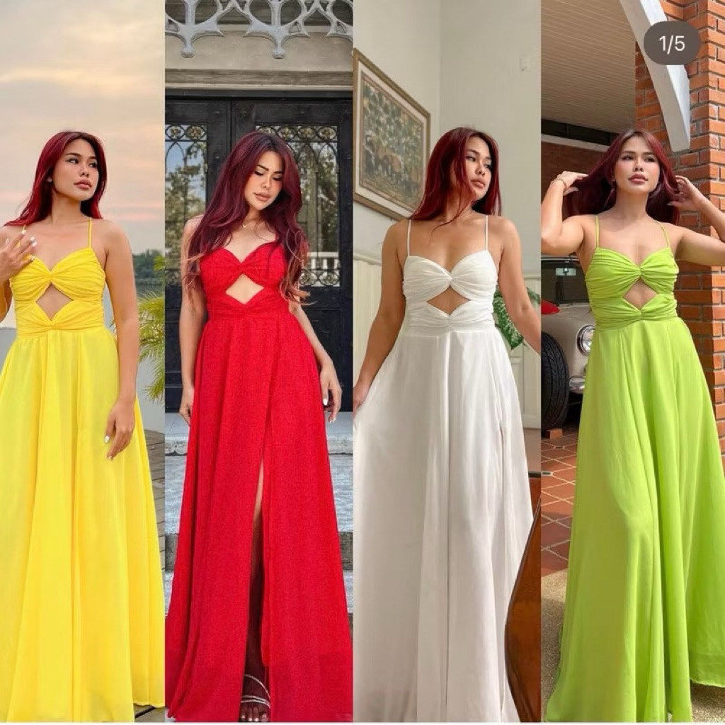 Summer Sunny Set Dress : 890-. ส่งฟรี💥Factory Boutique