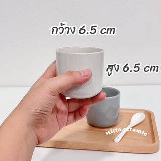 [พร้อมส่ง] แก้วชาเซรามิค แก้วแช่แปรงตีมัทฉะ ขนาด 150 ml ทนความร้อนสูงปลอดภัย สามารถเข้าไมโครเวฟได้