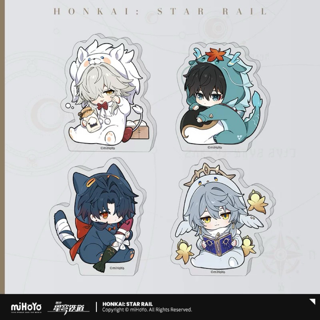 [PRE-ORDER🛑อ่านรายละเอียดก่อนซื้อ][Honkai Star Rail] Boy’s Dormitory Series Acrylic Mini standy อะคร