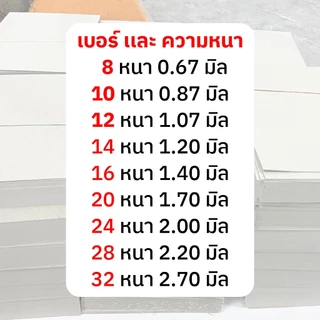 กระดาษแข็งจั่วปัง กระดาษรองรูป ขนาด A4 21 × 29.7 ซม. ( 5 แผ่น/แพ็ค )