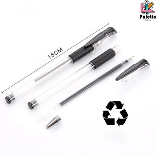 ปากกาหมึกเจล มี 3 สีให้เลือก (สีน้ำเงิน/แดง/ดำ) 0.5mm หัวเข็ม ปากกาหัวเข็ม