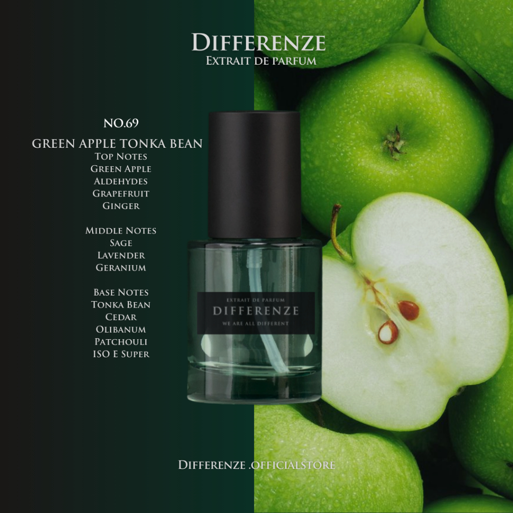No.69 Differenze Green apple Tonka Bean