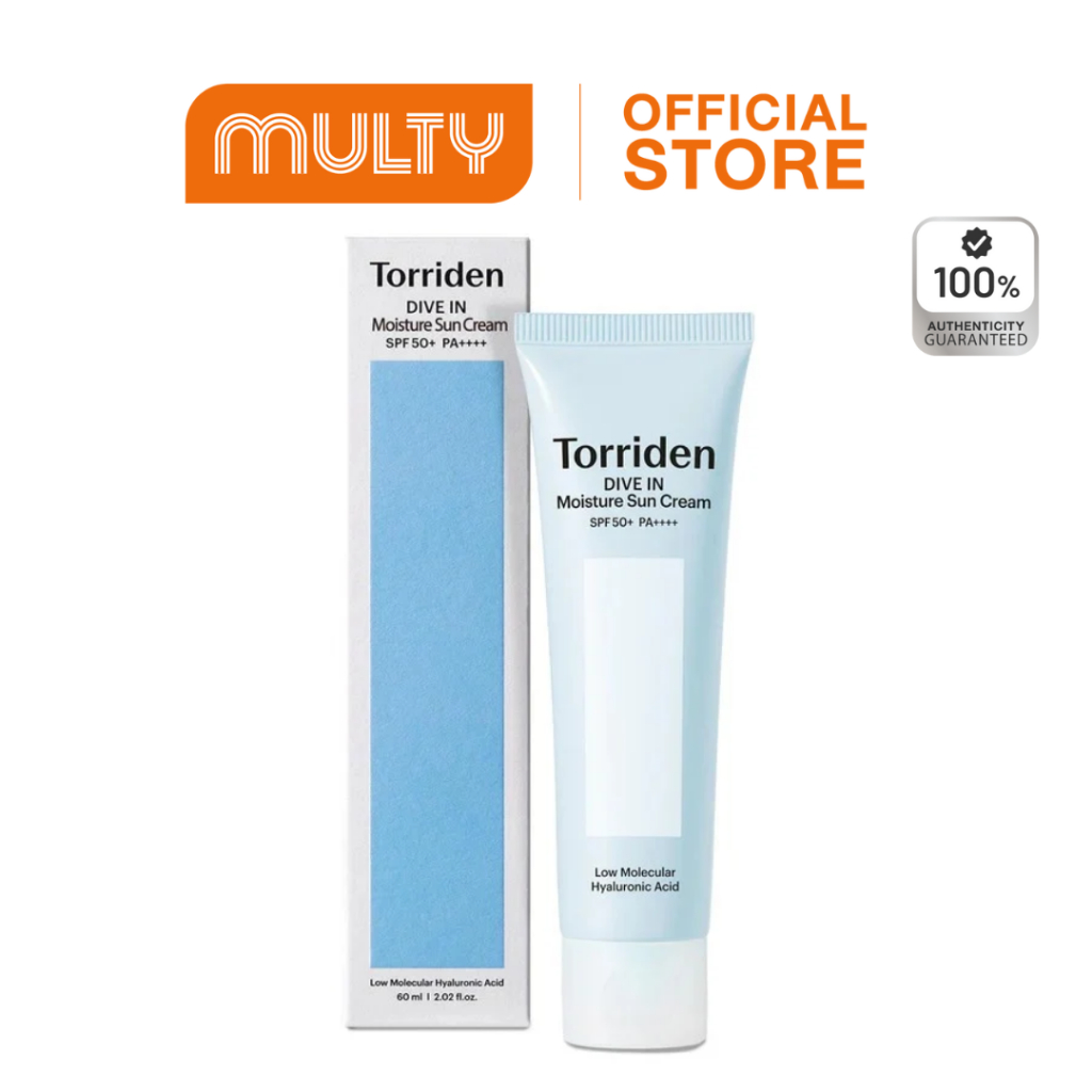 Torriden Dive In Watery Moisture Sun Cream SPF 50+PA++++ 60 ml.ครีมกันแดดสูตรอ่อนโยนให้ความชุ่มชื้นยาวนาน