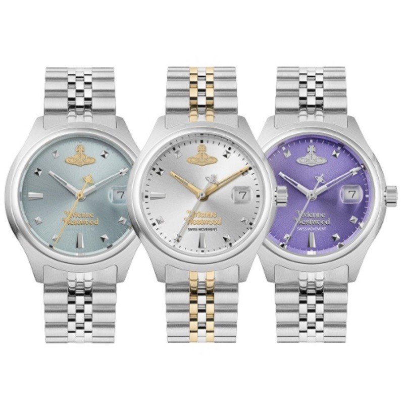 OUTLET WATCH นาฬิกา Vivienne Westwood นาฬิกาข้อมือผู้หญิง นาฬิกาผู้หญิง แบรนด์เนม  Brandname รุ่น VV311LBLSL VV311PPSL