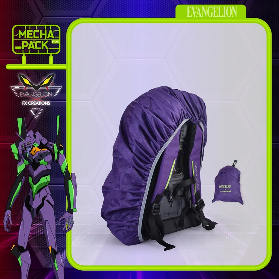 FX Creations x EVA TEST TYPE-01 – BACKPACK RAIN COVER ผ้าคลุมกระเป๋ากันฝน
