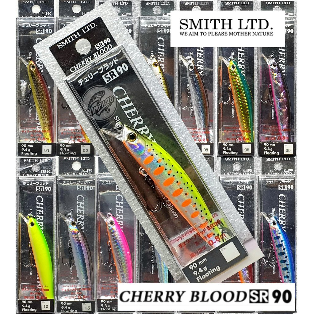 Smith Cherry Blood SR 90 9.4g. (ลอย) เหยื่อปลอม ของแท้ เหยื่อตกปลา