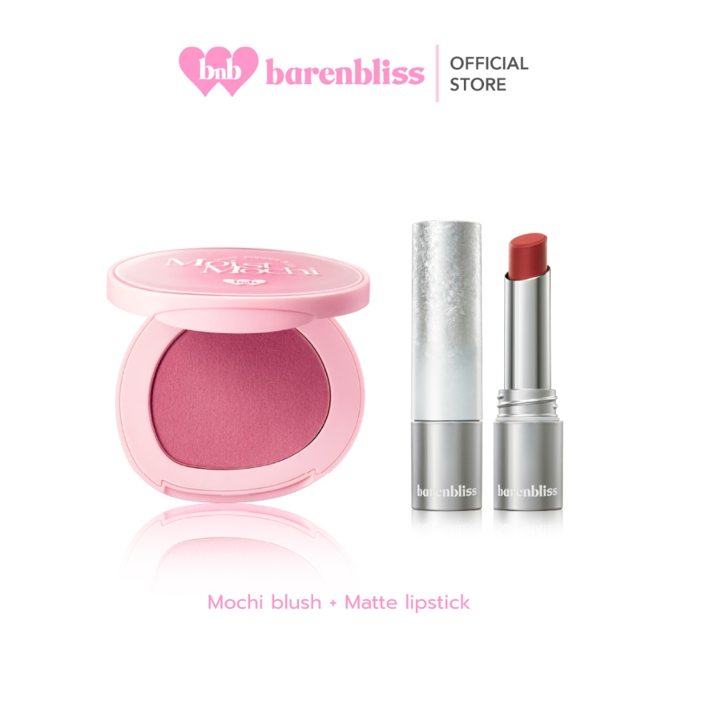 bnb barenbliss [Set] Matte lipstick + Mochi blush