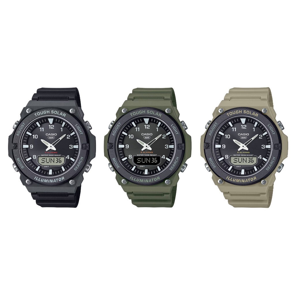 Casio Standard นาฬิกาข้อมือผู้ชาย สายเรซิน รุ่น AQ-S820W, AQ-S820W-1A, AQ-S820W-3B, AQ-S820W-5A