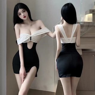 💚Sex time💜ชุดไม่ได้นอน ชุดเลขา กระโปรงทรงสะโพก คอสเพลย์ sexy ส่งไวจากไทย