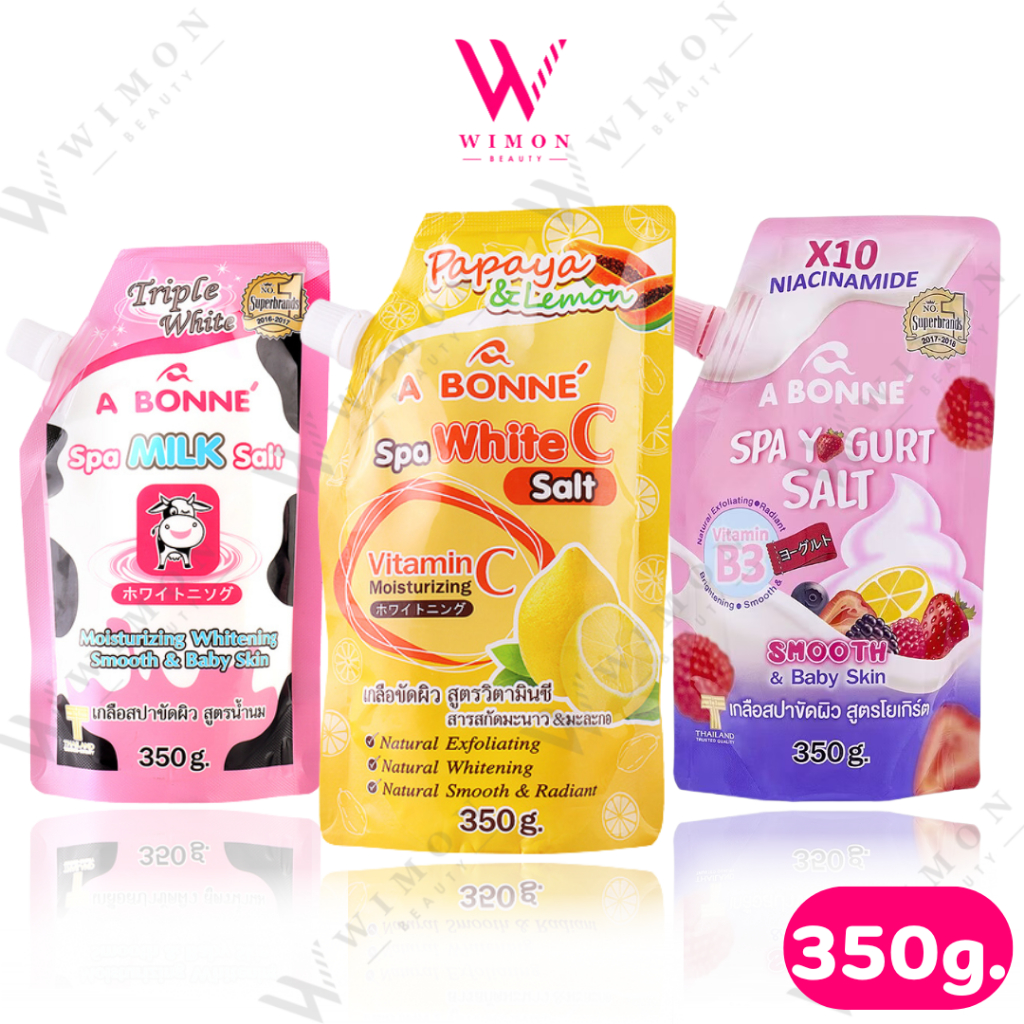 A Bonne Spa Salt 350 g. เอ บอนเน่ เกลือสปาขัดผิว