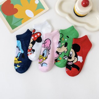 ถุงเท้าข้อสั้น 1แพ็คจำนวน 10คู่ ถุงเท้าแฟชั่น ผู้หญิงผู้ชายใ…