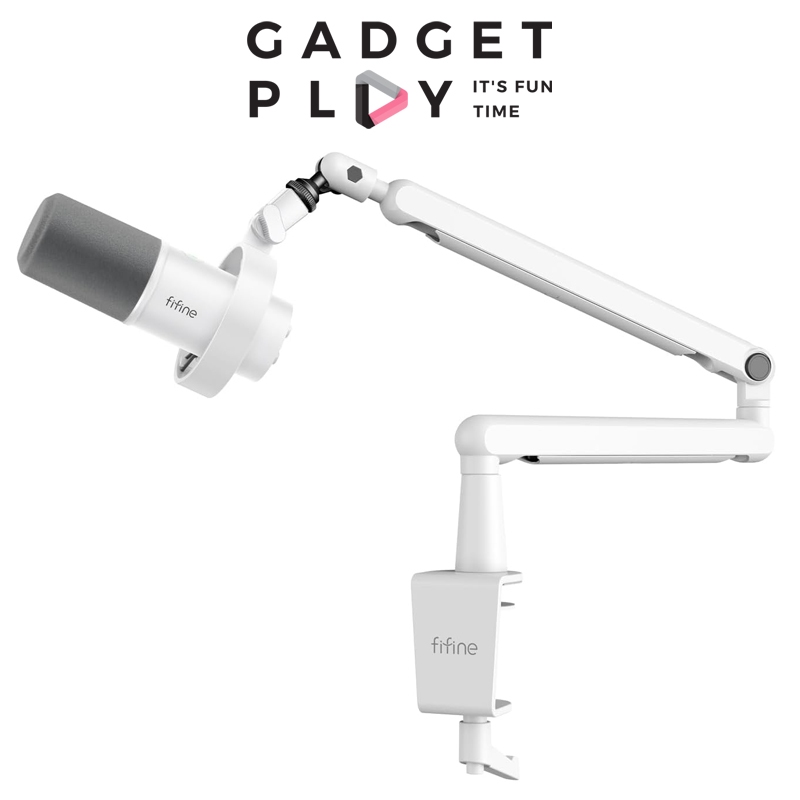 [กรุงเทพฯส่งด่วน] FIFINE T688 White USB/XLR ไมโครโฟน Dynamic เสียงแน่น ใช้งานได้ทั้งคอมและมิกเซอร์