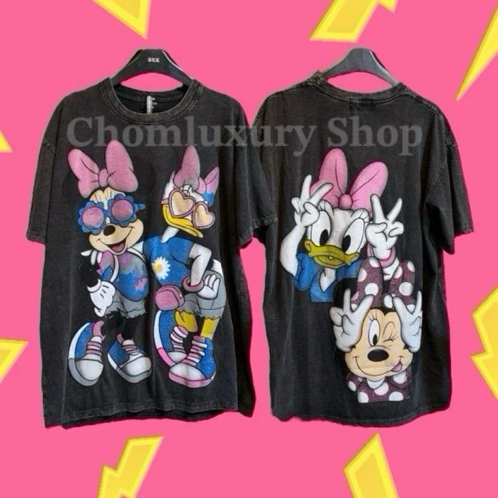 เสื้อยืดลายน้องเป็ด ผ้าฟอก อก 44-46 โอเวอร์ไซส์ ใส่ได้ทั้งผู้หญิงผู้ชาย งานคัตติ้งดีมากผ้านิ่มใส่สบาย สกีนสวยจึ้ง