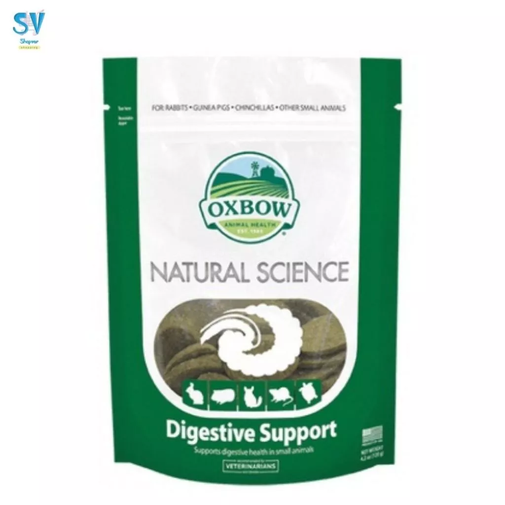 Oxbow Digestive Support 120 กรัม เสริมสุขภาพของระบบทางเดินอาหาร อาหารสัตว์เลี้ยงขนาดเล็ก