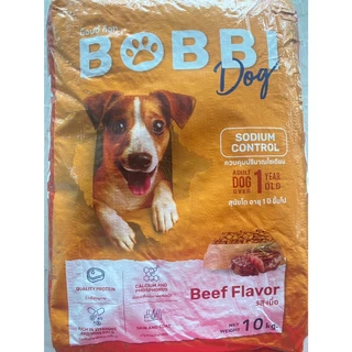 อาหารสุนัข BobbiDog รสเนื้อ น้ำหนัก 10 กิโลกรัม