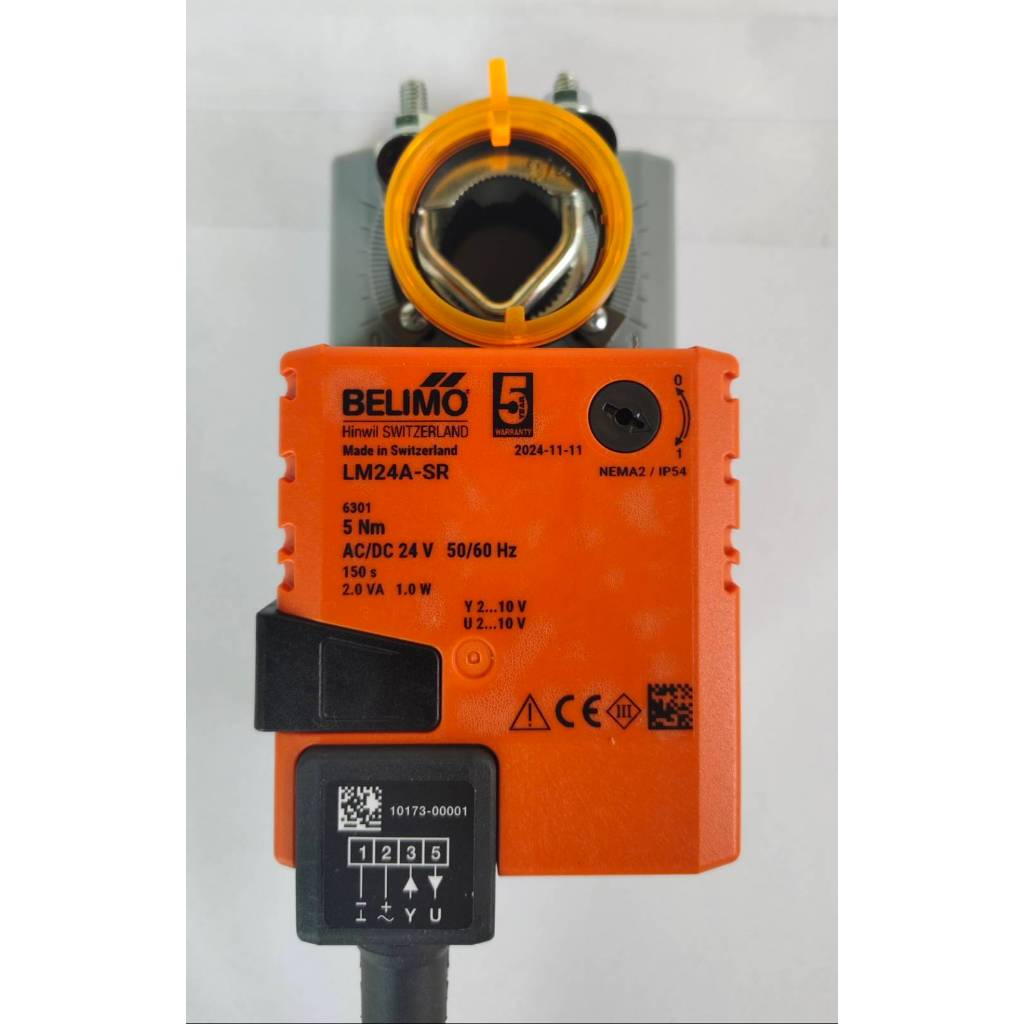 BELIMO   LM24A-SR Damper actuator, Modulating, AC/DC 24 V, 5 Nm