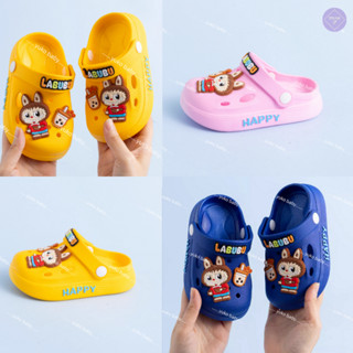รองเท้าแตะรัดส้นชายหาดสําหรับชายหญิง LABUBU