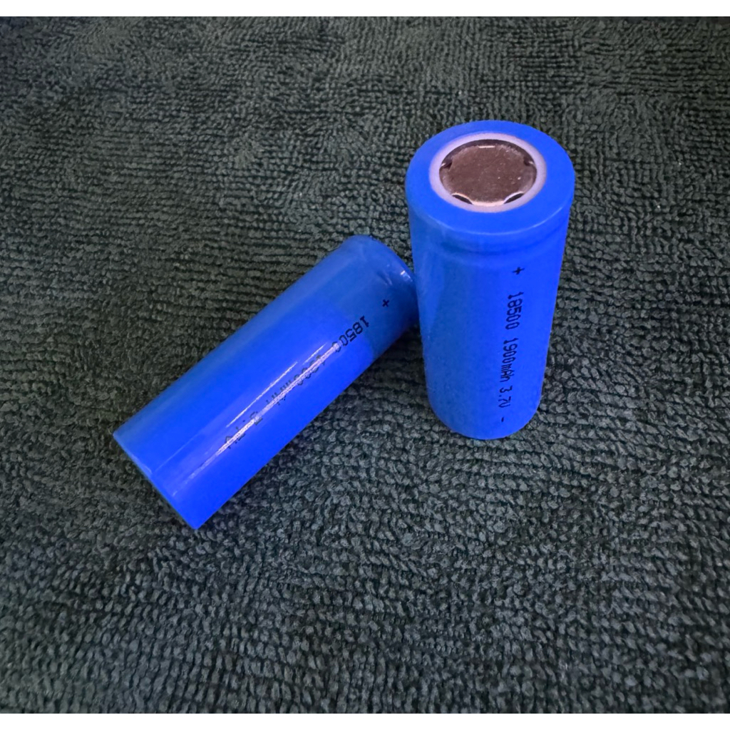 แบตเตอรี่3.7ｖ18500 1900mah ตัวสั้น