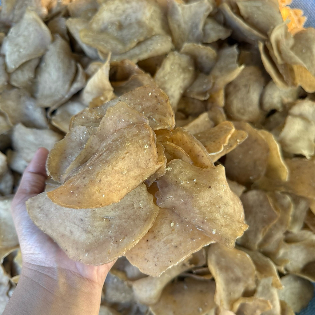 ข้าวเกรียบปลาทูแผ่นใหญ่ ขนาดบรรจุ 1000 กรัม
