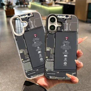 ส่งจากไทย กันกระแทก รุ่นเย็น กรณีโทรศัพท์ซิลิโคนนุ่ม iphone 7 8P XR XS X 13 12 14 15Pro Max เคส ไอโฟน11 แผนภาพส่วน