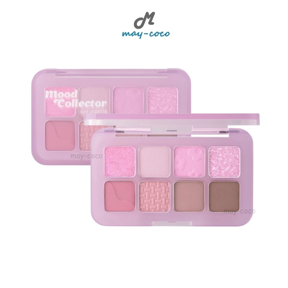 ถูก/แท้/มีไลฟ์ พาเลทท์ ODBO Mood Collector Eye Palette Eyeshadow พาเลท อายแชโดว์ แมท ชิมเมอร์ แต่งตา
