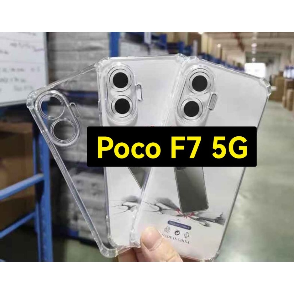 ✨พร้​อมส่งใน🇹🇭✨เคสใสกันกระแทกคลุมกล้อง For Redmi K80 Pro Champion Limited Edition 5G / Poco F7 Pro 5G / Poco F7 Ultra 5G