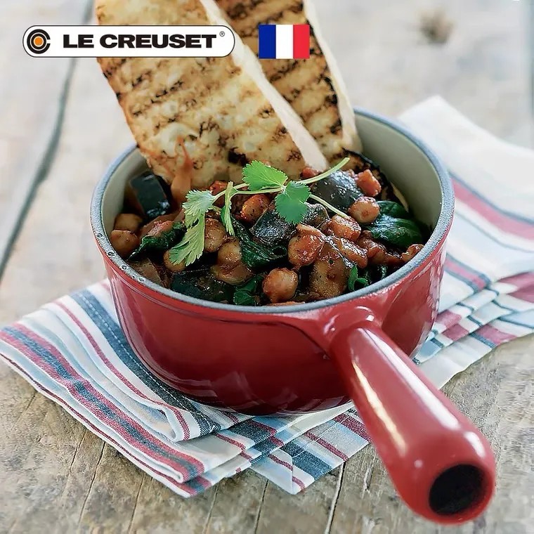 LE CREUSET French milk pot auxiliary cooking pot stew pot 16CM cast iron pot enamel pot