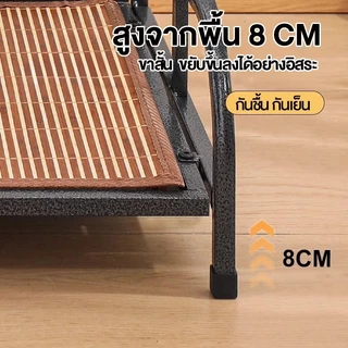 Elevated Metal Pet Bed เตียงสัตว์เลี้ยง เตียงสัตว์เลี้ยงฤดูร้อน สูงจากพื้นป้องกันความชื้น