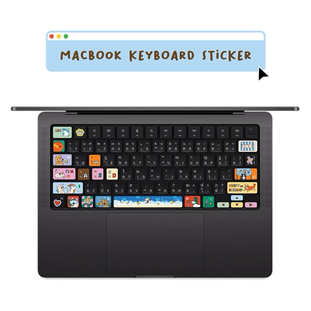 Keyboard Sticker - สติ๊กเกอร์ตกแต่งคีย์บอร์ด