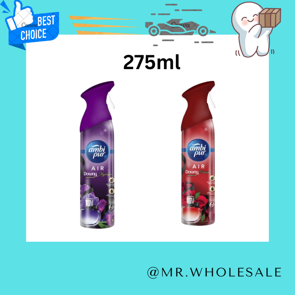 Ambipur Downy แอมบิเพอร์ ดาวน์นี่ สเปรย์ ปรับอากาศ 275 มล./Ambipur Air Spray 275Ml