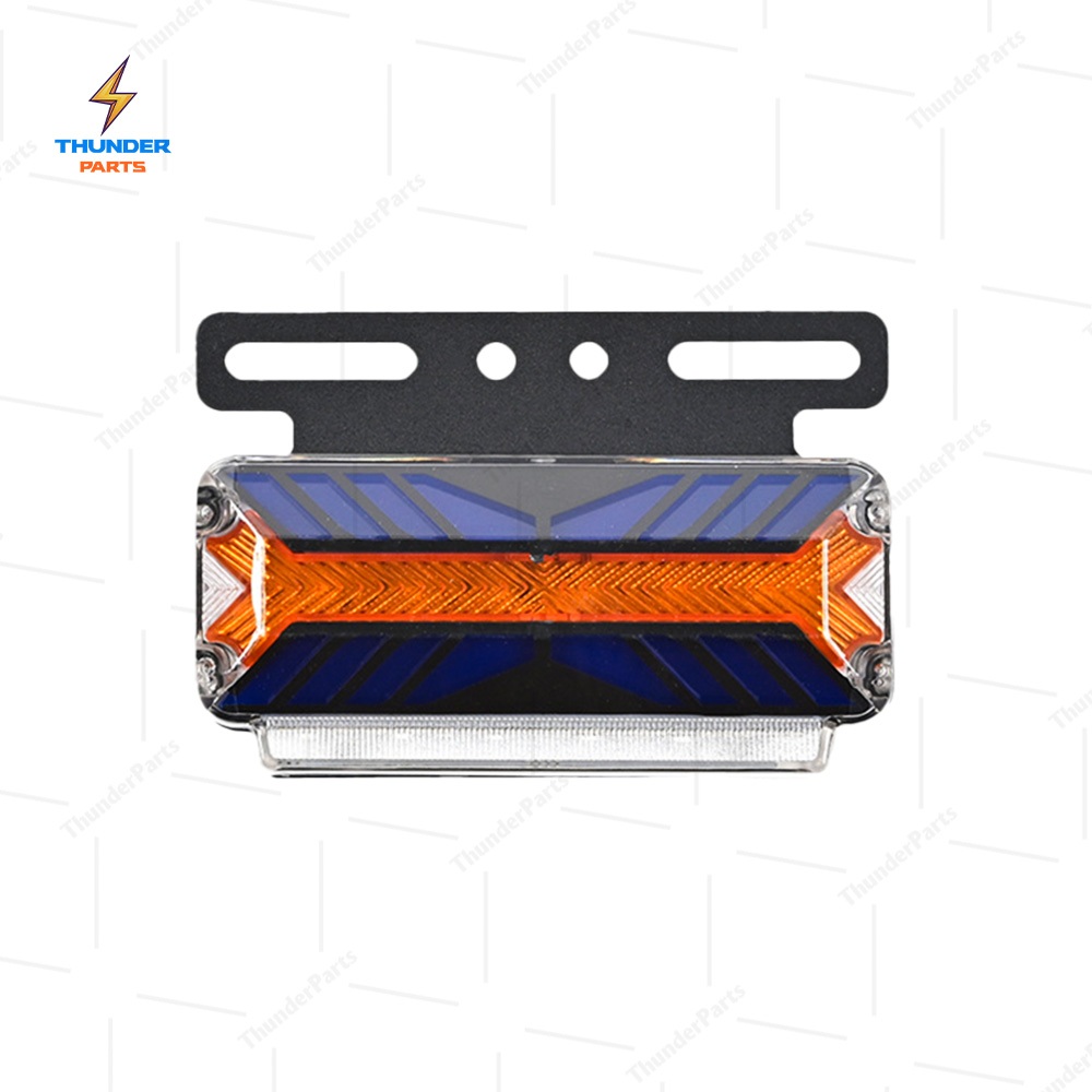 ไฟราวข้าง 1ชิ้น 24V LED ไฟข้างรถพร้อมไฟส่องพื้น ไฟวิ่ง ไฟสัญญาณรถบรรทุก รถพ่วง และทั่วไป (Brice) - รูปที่ 5