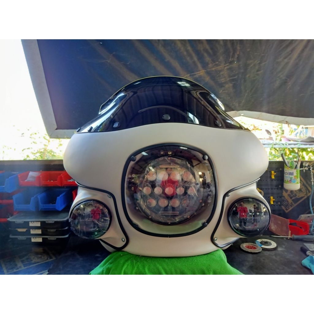 โม่งใหญ่ หน้ากาก FXR(ไม่ทำสี) FXR Fairing unpainted