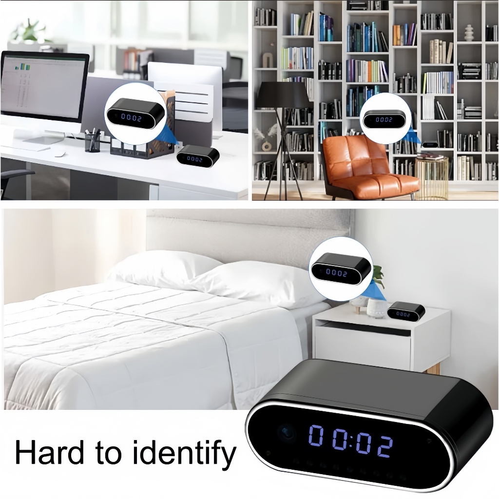 ซื้อ 1 แถม 1✨กล้องนาฬิกา HD 1080P WiFi กล้องวิดีโอไร้สาย การตรวจสอบวิสัยทัศน์กลางคืนความปลอดภัย กล้องพี่เลี้ยงสำหรับบ้าน - รูปที่ 4